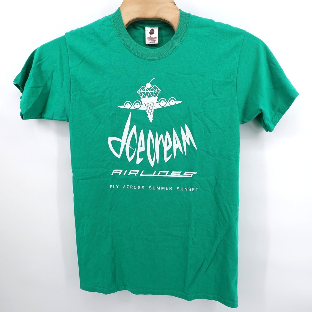 NEW CECREAM by Billionaire Boys ClubTake-Off T-Shirt Green Short Sleeve Mens M